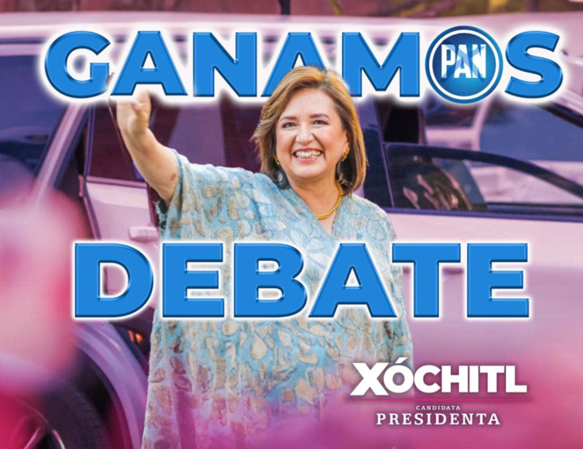 Gana Xóchitl el debate, y con Xóchitl gana México.